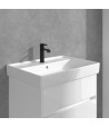 Baterie lavoar fara ventil, Villeroy&Boch Dawn, negru mat, TVW106103152K5 - 4