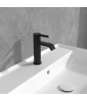 Baterie lavoar fara ventil, Villeroy&Boch Dawn, negru mat, TVW106103152K5 - 8