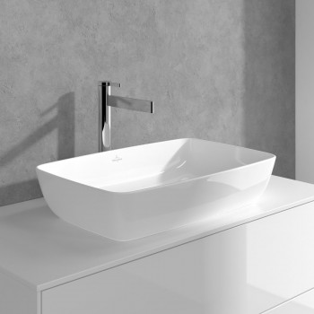 Baterie lavoar fara ventil, Villeroy&Boch Dawn, montaj pe blat, crom, TVW10610615161 - 3