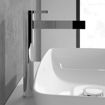 Baterie lavoar fara ventil, Villeroy&Boch Dawn, montaj pe blat, crom, TVW10610615161 - 5