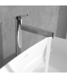 Baterie lavoar fara ventil, Villeroy&Boch Dawn, montaj pe blat, crom, TVW10610615161 - 6