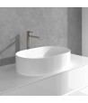 Baterie lavoar fara ventil, Villeroy&Boch Dawn, montaj pe blat,nichel mat periat, TVW10610615264 - 4