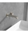 Baterie lavoar de perete, Villeroy&Boch Dawn, montaj incastrat, nichel mat periat, TVZ10600300064 - 8