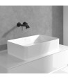 Baterie lavoar de perete, Villeroy&Boch Dawn, montaj incastrat, negru mat, TVZ106003000K5 - 4