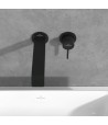 Baterie lavoar de perete, Villeroy&Boch Dawn, montaj incastrat, negru mat, TVZ106003000K5 - 5