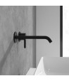 Baterie lavoar de perete, Villeroy&Boch Dawn, montaj incastrat, negru mat, TVZ106003000K5 - 7