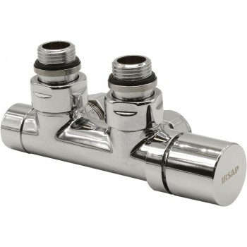 Robinet termostatabil tur/retur 50mm anthracite Irsap - 3