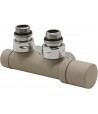 Robinet termostatabil tur/retur 50mm anthracite Irsap - 4
