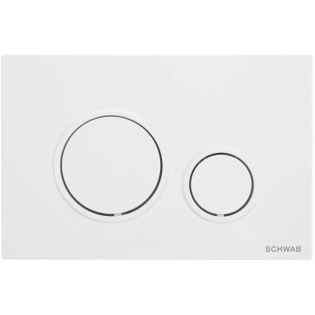 Set rezervor incastrat si cadru, Schwab Duplo WC 199, cu clapeta alba Vela, T02-2113-0250+P47-0130-0253 - 3