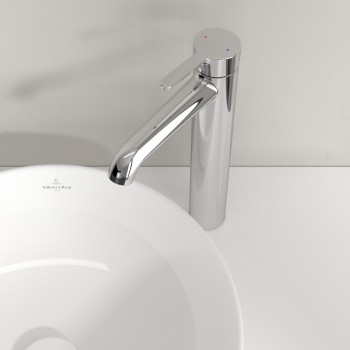 Baterie lavoar fara ventil, Villeroy&Boch Skyla, montaj pe blat, crom, TVW11600300061 - 6