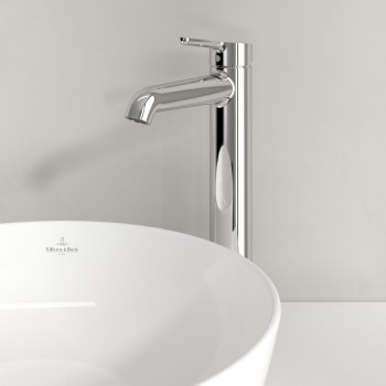 Baterie lavoar fara ventil, Villeroy&Boch Skyla, montaj pe blat, crom, TVW11600300061 - 7