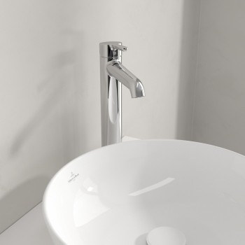 Baterie lavoar fara ventil, Villeroy&Boch Skyla, montaj pe blat, crom, TVW11600300061 - 9