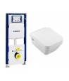 Set vas WC rimless suspendat, Villeroy&Boch Architectura DirectFlush, cu capac inchidere lenta si rezervor Geberit Duofix - 1