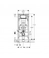 Set vas WC rimless suspendat, Villeroy&Boch Architectura DirectFlush, cu capac inchidere lenta si rezervor Geberit Duofix - 7