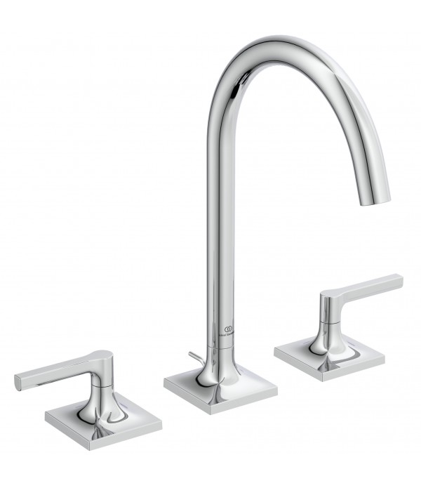 Baterie lavoar cu dubla comanda si ventil pop-up, Ideal Standard Atelier Joy Neo, crom, BD144AA - 2