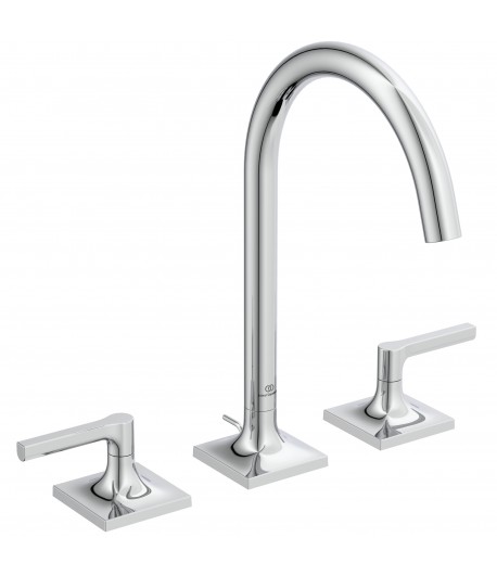 Baterie lavoar cu dubla comanda si ventil pop-up, Ideal Standard Atelier Joy Neo, crom, BD144AA - 2