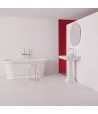 Baterie cada cu dubla comanda, Ideal Standard Atelier Joy Neo, cu para, agatatoare si furtun, crom, BD163AA - 4