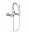 Baterie cada cu dubla comanda, Ideal Standard Atelier Joy Neo, cu para, agatatoare si furtun, crom, BD163AA - 1