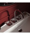 Baterie lavoar cu dubla comanda si ventil pop-up, Ideal Standard Atelier Joy Neo, levier cruce, crom, BD143AA - 9
