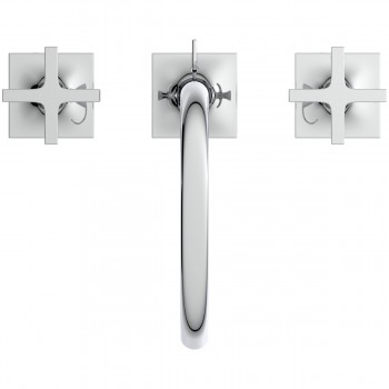 Baterie lavoar cu dubla comanda si ventil pop-up, Ideal Standard Atelier Joy Neo, levier cruce, crom, BD143AA - 2