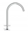 Baterie lavoar cu dubla comanda si ventil pop-up, Ideal Standard Atelier Joy Neo, levier cruce, crom, BD143AA - 3