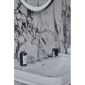 Baterie lavoar cu dubla comanda, Ideal Standard Atelier Joy Neo, levier cruce, fara ventil, crom, BD145AA - 11
