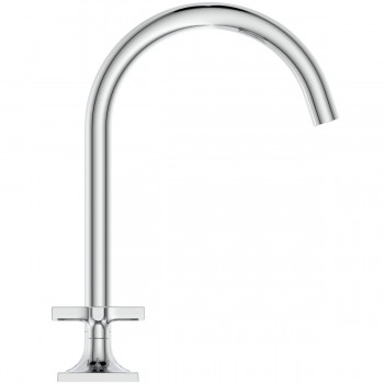 Baterie lavoar cu dubla comanda, Ideal Standard Atelier Joy Neo, levier cruce, fara ventil, crom, BD145AA - 2