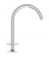 Baterie lavoar cu dubla comanda, Ideal Standard Atelier Joy Neo, levier cruce, fara ventil, crom, BD145AA - 2