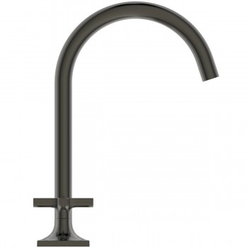 Baterie lavoar cu dubla comanda, Ideal Standard Atelier Joy Neo, levier cruce, fara ventil, Magnetic Grey, BD145A5 - 2