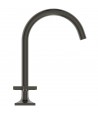 Baterie lavoar cu dubla comanda, Ideal Standard Atelier Joy Neo, levier cruce, fara ventil, Magnetic Grey, BD145A5 - 2
