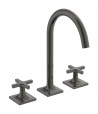 Baterie lavoar cu dubla comanda, Ideal Standard Atelier Joy Neo, levier cruce, fara ventil, Magnetic Grey, BD145A5 - 1