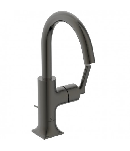Baterie lavoar cu ventil pop-up, Ideal Standard Atelier Joy Neo Piccolo, Magnetic Grey, BD147A5 - 1