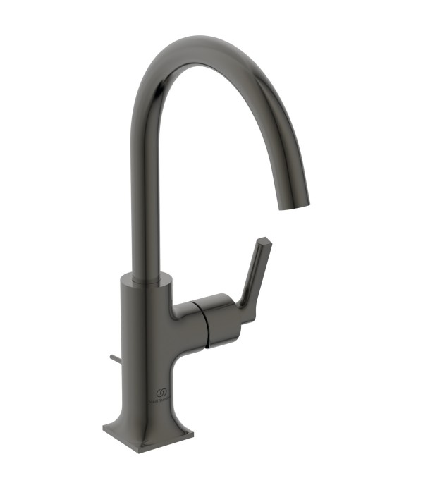 Baterie lavoar cu ventil pop-up, Ideal Standard Atelier Joy Neo, Magnetic Grey, BD149A5 - 1