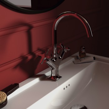 Baterie lavoar cu dubla comanda si ventil pop-up, Ideal Standard Atelier Joy Neo, crom, BD151AA - 7