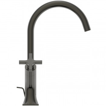Baterie lavoar cu dubla comanda si ventil pop-up, Ideal Standard Atelier Joy Neo, Magnetic Grey, BD151A5 - 2