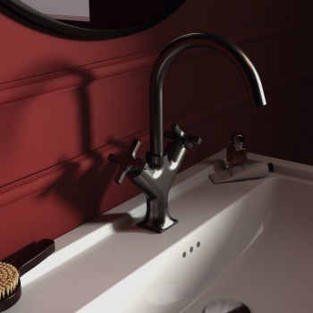 Baterie lavoar cu dubla comanda fara ventil, Ideal Standard Atelier Joy Neo, Magnetic Grey, BD152A5 - 6