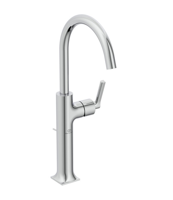 Baterie lavoar cu ventil pop-up, Ideal Standard Atelier Joy Neo, montaj pe blat, crom, BD155AA - 1