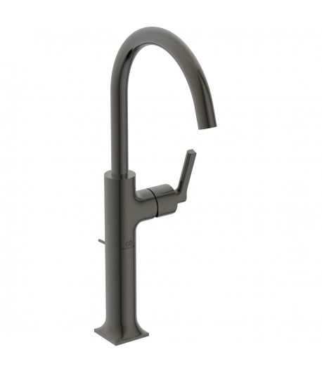 Baterie lavoar cu ventil pop-up, Ideal Standard Atelier Joy Neo, montaj pe blat, Magnetic Grey, BD155A5 - 1