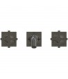 Baterie lavoar de perete, dubla comanda, Ideal Standard Atelier Joy Neo, montaj incastrat, levier cruce, Magnetic Grey, BD153A5 