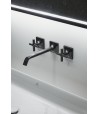 Baterie lavoar de perete, dubla comanda, Ideal Standard Atelier Joy Neo, montaj incastrat, levier cruce, Magnetic Grey, BD153A5 