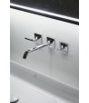 Baterie lavoar de perete, dubla comanda, Ideal Standard Atelier Joy Neo, montaj incastrat, levier drept, crom, BD154AA - 4