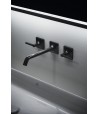 Baterie lavoar de perete, dubla comanda, Ideal Standard Atelier Joy Neo, montaj incastrat, levier drept, Magnetic Grey, BD154A5 