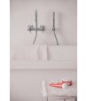 Baterie cada cu dubla comanda, Ideal Standard Atelier Joy Neo, cu set dus, levier cruce, crom, BD162AA - 5