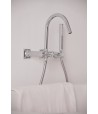 Baterie cada cu dubla comanda, Ideal Standard Atelier Joy Neo, cu set dus, levier cruce, crom, BD162AA - 6