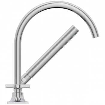 Baterie cada, Ideal Standard Atelier Joy Neo, din 5 elemente, levier cruce, crom, BD164AA - 2