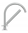 Baterie cada, Ideal Standard Atelier Joy Neo, din 5 elemente, levier cruce, crom, BD164AA - 2