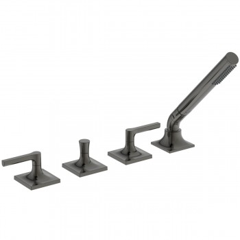 Baterie cada, Ideal Standard Atelier Joy Neo, din 4 elemente, levier drept, Magnetic Grey, BD167A5 - 1