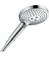 Para de dus, Hansgrohe Raindance Select S 120, cu 3 tipuri de jet PowderRain, crom, 26014000 - 1