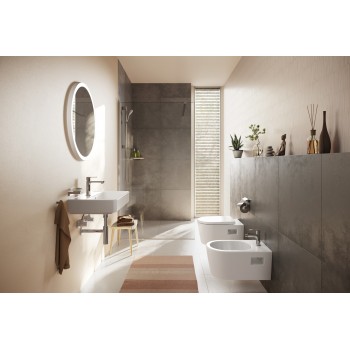 Baterie bideu, Hansgrohe Rebris S, cu ventil pop-up, crom, 72212000 - 3