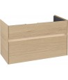 Set mobilier 95.4cm Villeroy&Boch Collaro Nordic Oak, cu lavoar Subway 2.0, C011L0VJ+7175A101 - 6